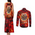 Firefighter Dad Couples Matching Tank Maxi Dress and Long Sleeve Button Shirt a Hero in the Flames - a Light in Our Lives