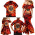 Firefighter Dad Family Matching Mermaid Dress and Hawaiian Shirt a Hero in the Flames - a Light in Our Lives