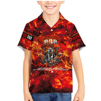 Firefighter Dad Family Matching Mermaid Dress and Hawaiian Shirt a Hero in the Flames - a Light in Our Lives