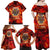 Firefighter Dad Family Matching Off Shoulder Maxi Dress and Hawaiian Shirt a Hero in the Flames - a Light in Our Lives