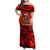 Firefighter Dad Family Matching Off Shoulder Maxi Dress and Hawaiian Shirt a Hero in the Flames - a Light in Our Lives