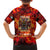 Firefighter Dad Family Matching Off Shoulder Short Dress and Hawaiian Shirt a Hero in the Flames - a Light in Our Lives
