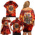 Firefighter Dad Family Matching Off Shoulder Short Dress and Hawaiian Shirt a Hero in the Flames - a Light in Our Lives