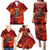 Firefighter Dad Family Matching Puletasi and Hawaiian Shirt a Hero in the Flames - a Light in Our Lives