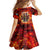 Firefighter Dad Family Matching Short Sleeve Bodycon Dress and Hawaiian Shirt a Hero in the Flames - a Light in Our Lives