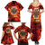 Firefighter Dad Family Matching Summer Maxi Dress and Hawaiian Shirt a Hero in the Flames - a Light in Our Lives