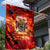 Firefighter Dad Garden Flag a Hero in the Flames - a Light in Our Lives