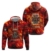 Firefighter Dad Hoodie a Hero in the Flames - a Light in Our Lives