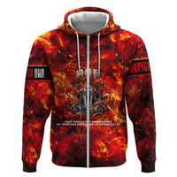Firefighter Dad Hoodie a Hero in the Flames - a Light in Our Lives