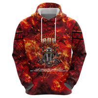 Firefighter Dad Hoodie a Hero in the Flames - a Light in Our Lives