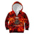 Firefighter Dad Kid Hoodie a Hero in the Flames - a Light in Our Lives