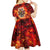 Firefighter Dad Kid Short Sleeve Dress a Hero in the Flames - a Light in Our Lives
