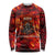 Firefighter Dad Long Sleeve Shirt a Hero in the Flames - a Light in Our Lives