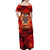 Firefighter Dad Off Shoulder Maxi Dress a Hero in the Flames - a Light in Our Lives