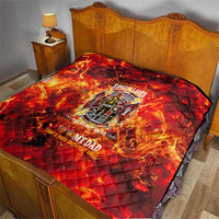 Firefighter Dad Quilt a Hero in the Flames - a Light in Our Lives