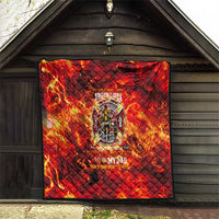 Firefighter Dad Quilt a Hero in the Flames - a Light in Our Lives