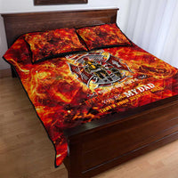 Firefighter Dad Quilt Bed Set a Hero in the Flames - a Light in Our Lives