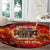 Firefighter Dad Round Carpet a Hero in the Flames - a Light in Our Lives