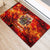 Firefighter Dad Rubber Doormat a Hero in the Flames - a Light in Our Lives