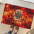 Firefighter Dad Rubber Doormat a Hero in the Flames - a Light in Our Lives