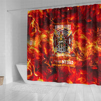 Firefighter Dad Shower Curtain a Hero in the Flames - a Light in Our Lives