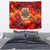Firefighter Dad Tapestry a Hero in the Flames - a Light in Our Lives