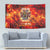 Firefighter Dad Tapestry a Hero in the Flames - a Light in Our Lives