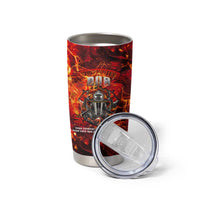 Firefighter Dad Tumbler Cup a Hero in the Flames - a Light in Our Lives