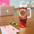 Firefighter Dad Tumbler With Handle a Hero in the Flames - a Light in Our Lives