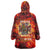 Firefighter Dad Wearable Blanket Hoodie a Hero in the Flames - a Light in Our Lives