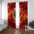Firefighter Dad Window Curtain a Hero in the Flames - a Light in Our Lives