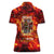 Firefighter Dad Women Polo Shirt a Hero in the Flames - a Light in Our Lives