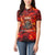 Firefighter Dad Women Polo Shirt a Hero in the Flames - a Light in Our Lives