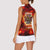Firefighter Dad Women Sleeveless Polo Shirt a Hero in the Flames - a Light in Our Lives