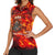 Firefighter Dad Women Sleeveless Polo Shirt a Hero in the Flames - a Light in Our Lives