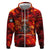 Firefighter Dad Zip Hoodie a Hero in the Flames - a Light in Our Lives