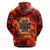 Firefighter Dad Zip Hoodie a Hero in the Flames - a Light in Our Lives