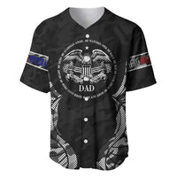 Veteran Fathers Day Baseball Jersey My Dad is Not Just a Veteran, He's My Hero - Wonder Print Shop