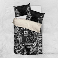 Veteran Fathers Day Bedding Set My Dad is Not Just a Veteran, He's My Hero - Wonder Print Shop