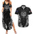 Veteran Fathers Day Couples Matching Summer Maxi Dress and Hawaiian Shirt My Dad is Not Just a Veteran, He's My Hero - Wonder Print Shop