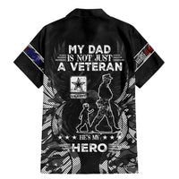 Veteran Fathers Day Family Matching Mermaid Dress and Hawaiian Shirt My Dad is Not Just a Veteran, He's My Hero - Wonder Print Shop