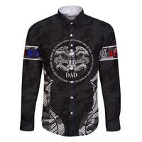 Veteran Fathers Day Family Matching Puletasi and Hawaiian Shirt My Dad is Not Just a Veteran, He's My Hero - Wonder Print Shop