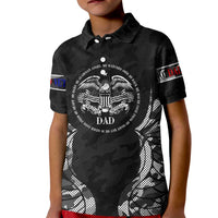 Veteran Fathers Day Kid Polo Shirt My Dad is Not Just a Veteran, He's My Hero - Wonder Print Shop