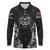 Veteran Fathers Day Long Sleeve Polo Shirt My Dad is Not Just a Veteran, He's My Hero - Wonder Print Shop