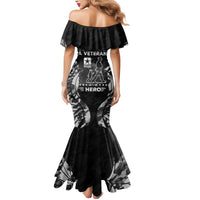 Veteran Fathers Day Mermaid Dress My Dad is Not Just a Veteran, He's My Hero - Wonder Print Shop