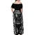 Veteran Fathers Day Off Shoulder Maxi Dress My Dad is Not Just a Veteran, He's My Hero - Wonder Print Shop