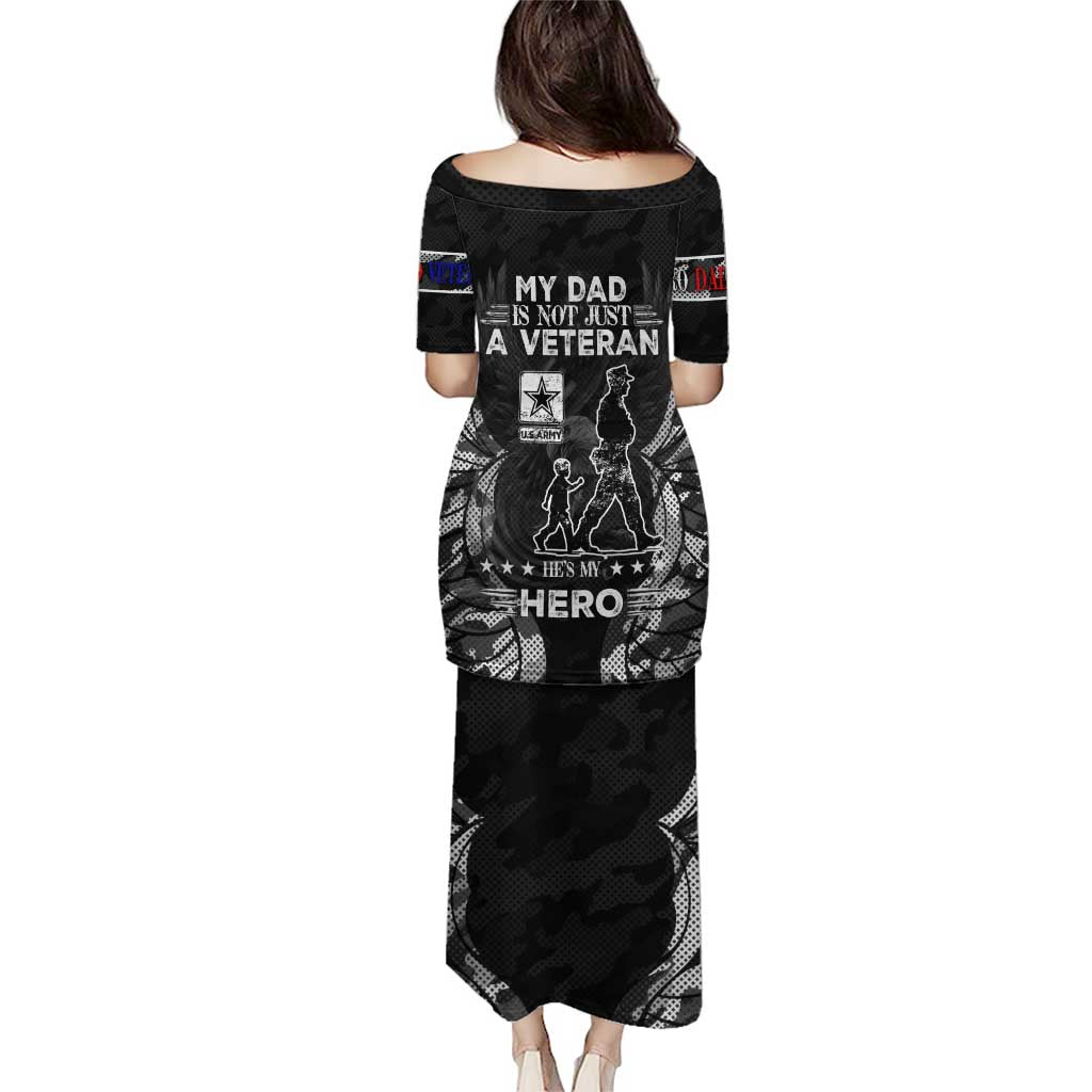 Veteran Fathers Day Puletasi My Dad is Not Just a Veteran, He's My Hero - Wonder Print Shop