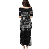 Veteran Fathers Day Puletasi My Dad is Not Just a Veteran, He's My Hero - Wonder Print Shop