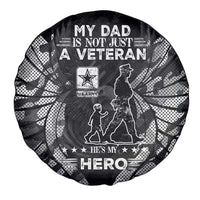 Veteran Fathers Day Spare Tire Cover My Dad is Not Just a Veteran, He's My Hero - Wonder Print Shop