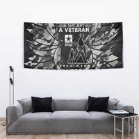 Veteran Fathers Day Tapestry My Dad is Not Just a Veteran, He's My Hero - Wonder Print Shop